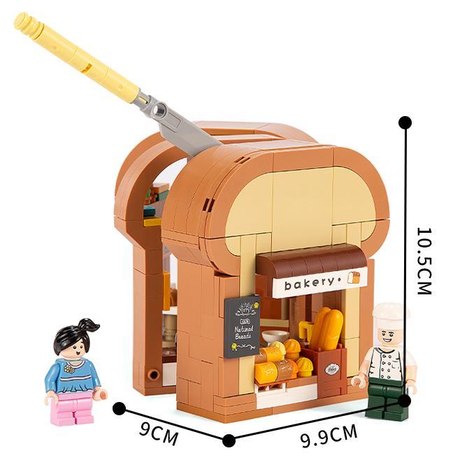 bộ đồ chơi Tiệm Bánh Mì Nướng Wekki 506036 với kích thước mô hình rõ ràng, phù hợp bé gái 5 tuổi, giá tốt