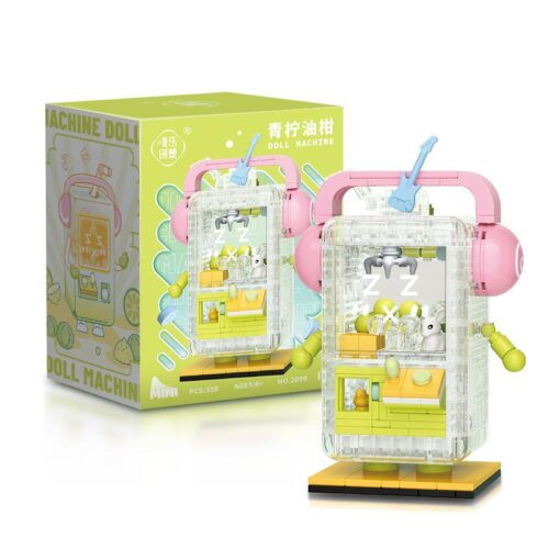 Bộ đồ chơi Máy Gắp Thú Wele Creative 2099, mô hình máy gắp thú dễ thương màu xanh lá và hồng, phù hợp cho bé gái 6 tuổi, giá tốt.