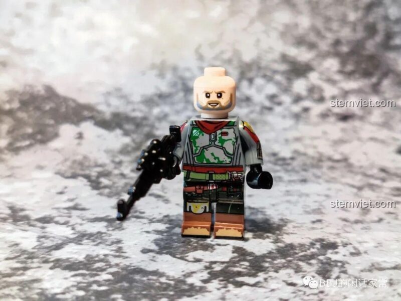 Đồ chơi mô hình WM, khuôn mặt Cobb Vanth, minifigure Mandalorian chi tiết, giá tiết kiệm.