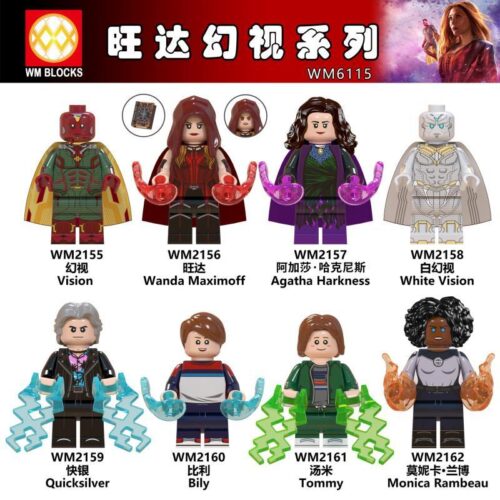 Minifigure Monica Rambeau WM Blocks WM2162, đồ chơi mô hình siêu anh hùng, phù hợp bé trai bé gái 6 tuổi, giá tốt