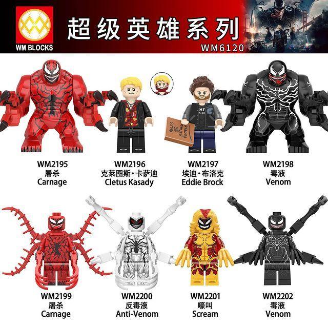 Minifigure Cletus Kasady WM2196, đồ chơi minifigure Cletus Kasady, nhân vật lắp ráp WM, mô hình nhân vật Cletus Kasady, phù hợp bé trai 8 tuổi, giá tốt.