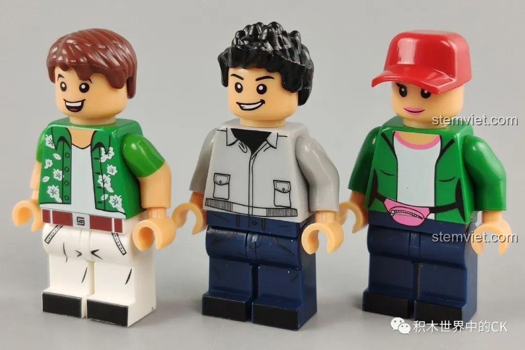 Mô hình 3 tầng bộ lắp ghép WOMA C0339 Khu Phố Cổ Qilou, đồ chơi lắp ráp 339, dễ dàng tháo rời.