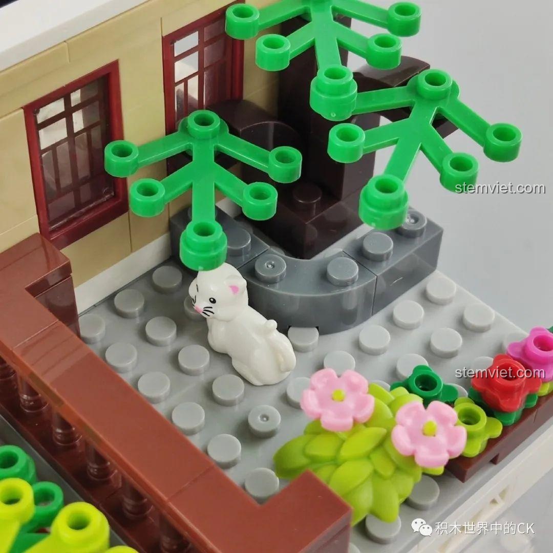 Sách hướng dẫn bộ lắp ghép WOMA C0339 Khu Phố Cổ Qilou, Mô hình Phố Cổ C0339, cho bé 6 tuổi, dễ lắp ráp.