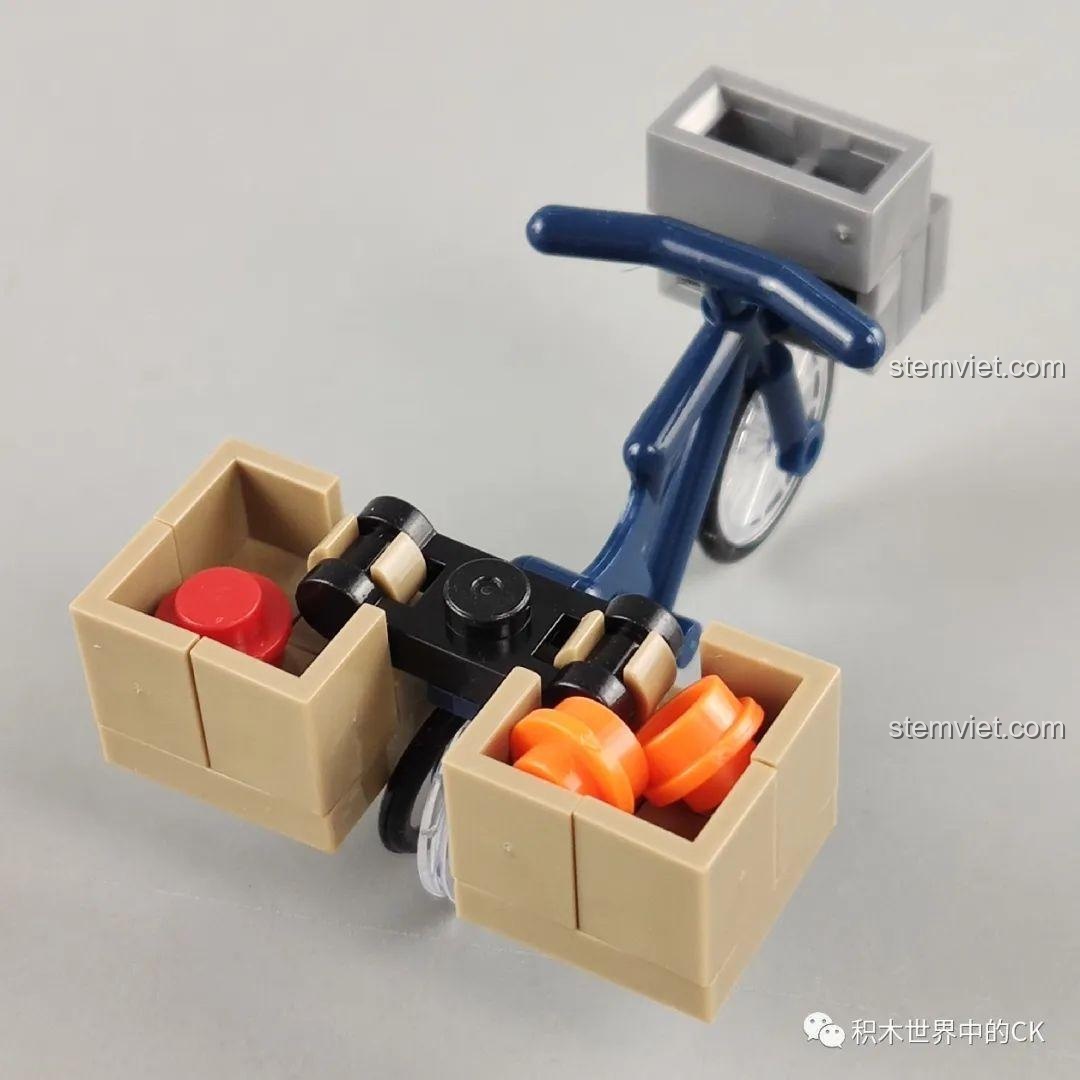 Mô hình bộ lắp ghép WOMA C0339 Khu Phố Cổ Qilou, bộ khối lắp ghép 0339, phù hợp trưng bày.