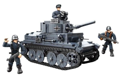 Bộ lắp ráp Xe Tăng Hạng Nhẹ Panzer 38(t) Xiang Jun XJ-901 658 mảnh cho bé trai 6 tuổi, đồ chơi mô hình quân sự giá tốt