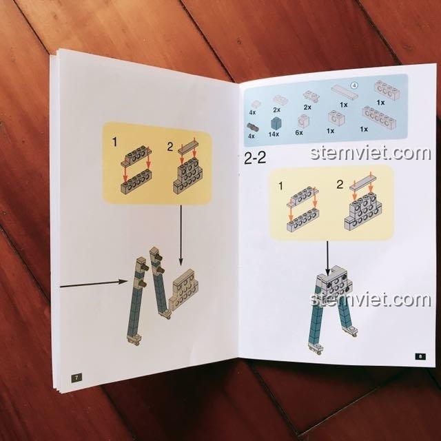 Chi tiết các bước xây dựng trụ đỡ cho bộ lắp ráp 1106, đảm bảo sự vững chắc cho mô hình.