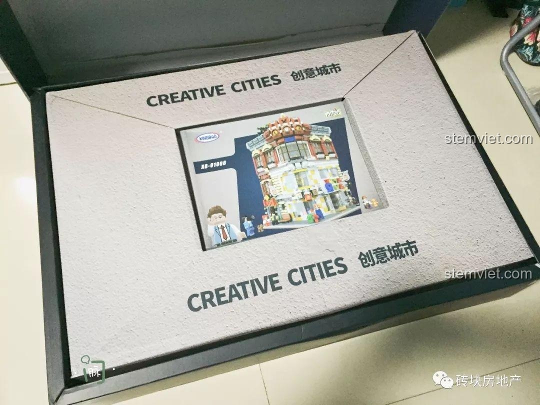 Chi tiết đồng hồ trên đỉnh tòa nhà Xingbao XB-01006.