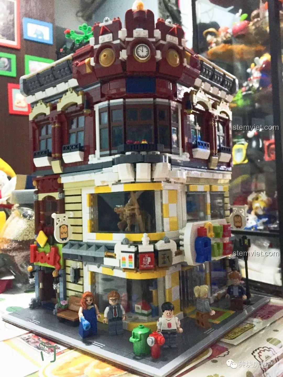 Chi tiết mái vòm và ban công của Tòa nhà mô-đun Xingbao.