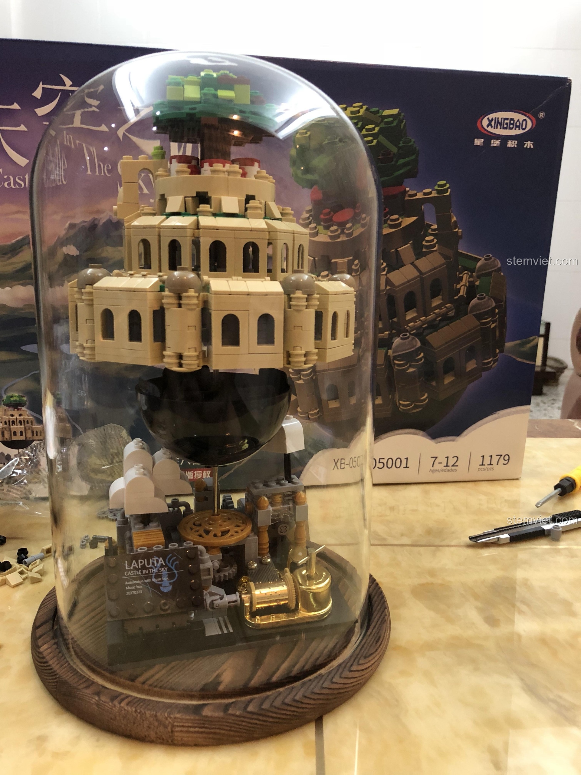 Hướng dẫn sử dụng dụng cụ tháo gạch cho các chi tiết khó lắp của bộ Xingbao XB-05001.