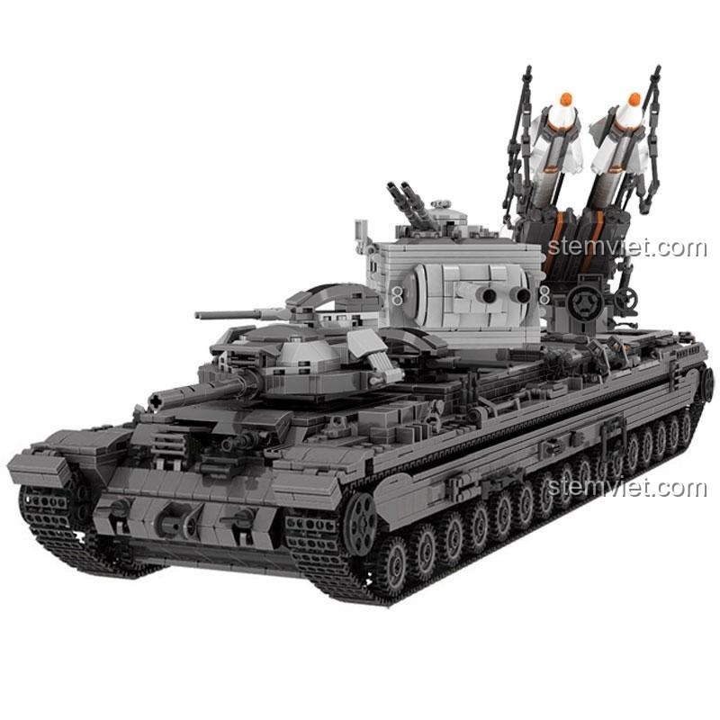 Đồ chơi mô hình Xe tăng Liên Xô KV-2 XINGBAO, chất lượng cao.