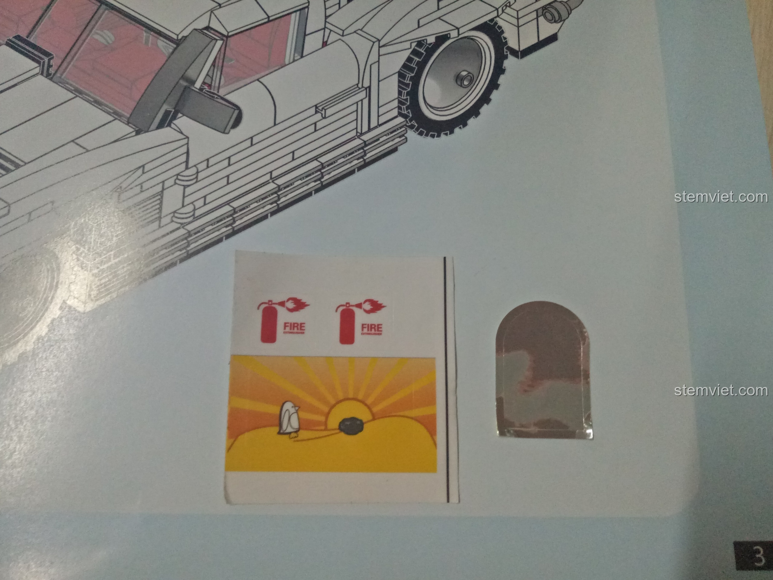 Hướng dẫn lắp ráp khung gầm và nội thất ban đầu của xe hơi cổ điển từ sách hướng dẫn bộ Xingbao XB-08003.