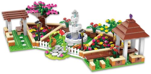Bộ lắp ghép Góc vườn hoa Xingbao XB-12004, đồ chơi xếp hình sáng tạo cho bé gái 6 tuổi, giá rẻ.