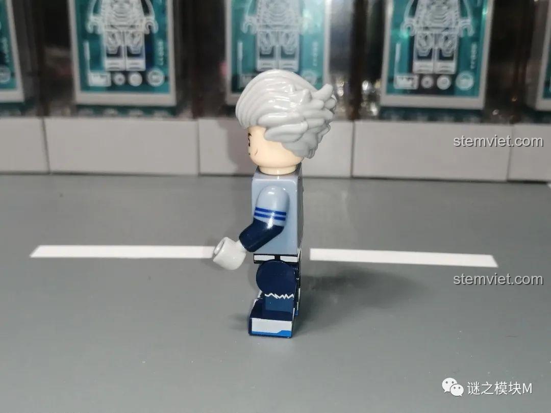 Minifigure Vision trong bộ đồ chơi XINH X0306 Minifigures WandaVision, nhân vật người máy mạnh mẽ, đồ chơi lắp ghép cho bé trai 6 tuổi.