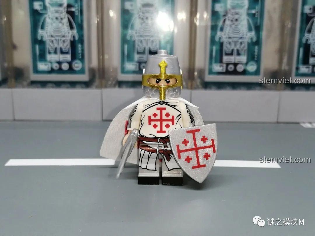 Bộ 8 minifigure lịch sử XINH X0320 gồm Đấu sĩ La Mã, Lính Hy Lạp, Hiệp sĩ Teutonic cho bé trai 6 tuổi giá rẻ.