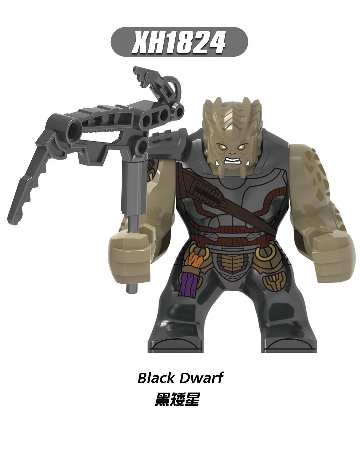 Minifigure Black Dwarf XINH XH1824 đồ chơi minifigure Hắc Ám Tinh Marvel giá rẻ cho bé trai 6 tuổi