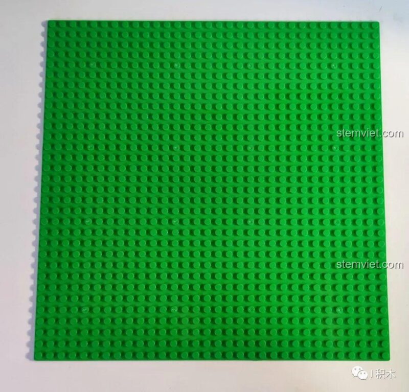 Tấm nền xanh lá cây lớn của bộ lắp ghép Tòa nhà module hiện đại.