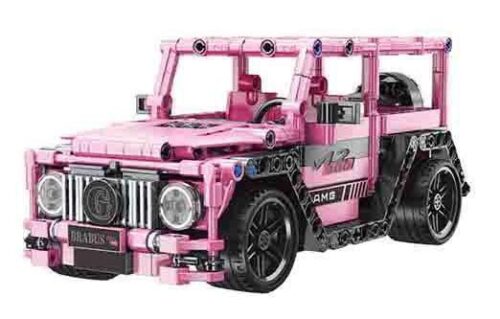 Bộ lắp ráp Xe Brabus G63 Yonglexing 11016 màu hồng cá tính, đồ chơi mô hình cho bé gái 6 tuổi, giá tốt.