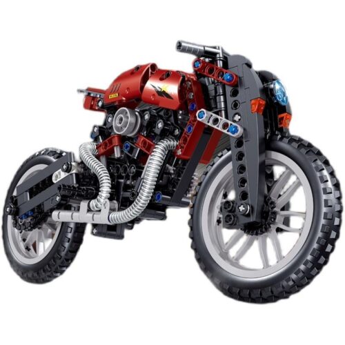 Mô hình lắp ráp xe Mô tô Xích Long Zhe Gao QL0474 với thiết kế technic chi tiết, phù hợp cho bé trai 6 tuổi.