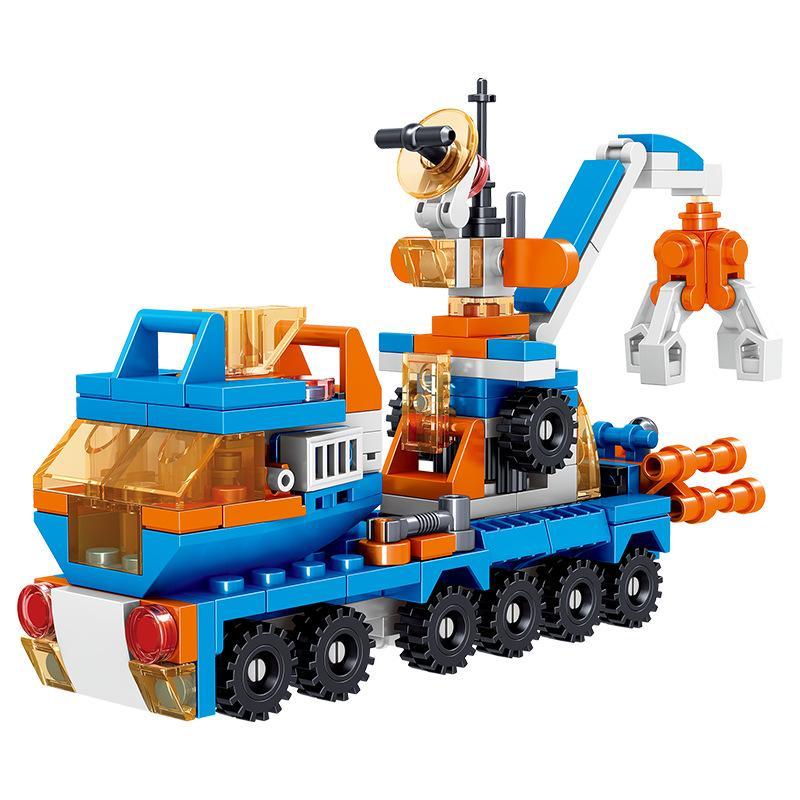 Bộ lắp ghép Xe Công Trình Cực Địa Zhegao 912019, đồ chơi lắp ráp xe công trình cực địa cho bé trai 6 tuổi, giá tốt