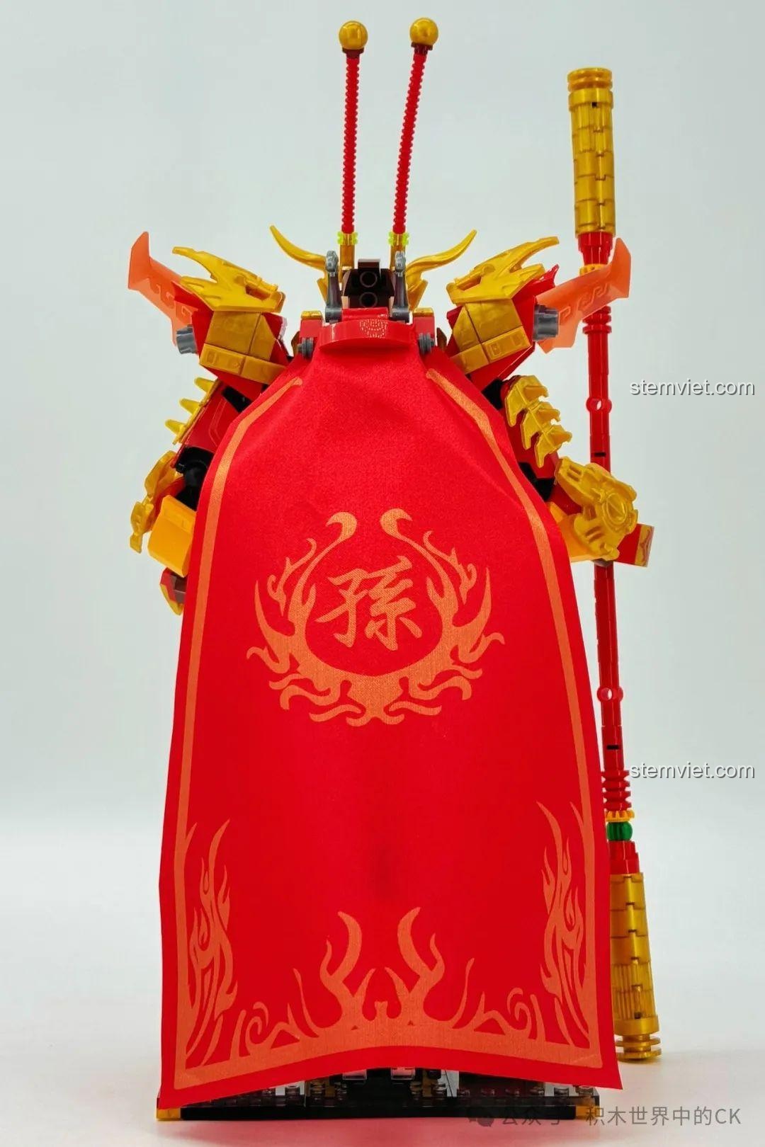 Mô hình Mỹ Hầu Vương Cơ Giáp Tề Thiên Đại Thánh ZHEGAO GZ2027 nhìn từ bên trái. Chiến binh Tôn Ngộ Không GZ2027 giá tốt.