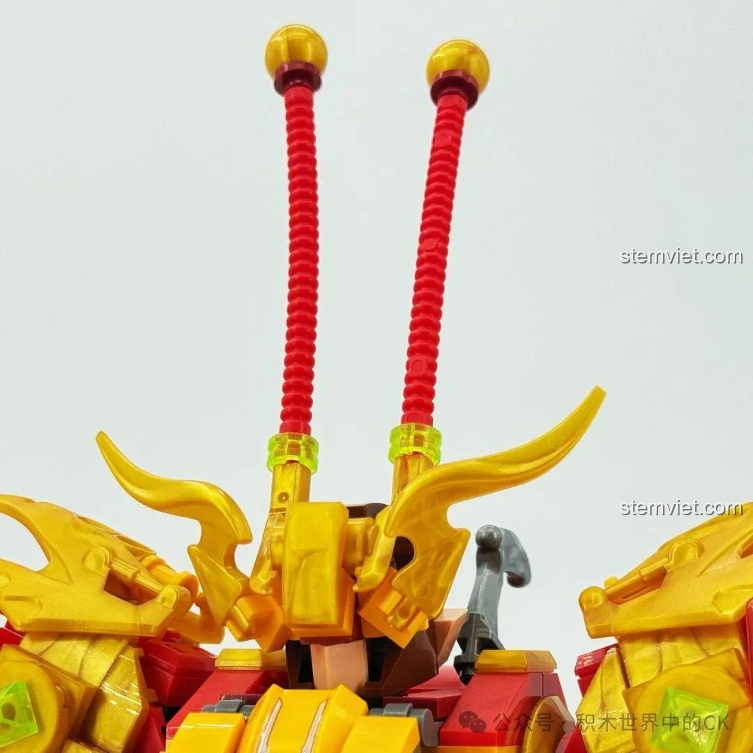 Góc nhìn khác của chi tiết vai bộ lắp ghép Mỹ Hầu Vương Cơ Giáp Tề Thiên Đại Thánh ZHEGAO GZ2027. Bộ khối lắp ghép ZHEGAO GZ2027 giá rẻ.