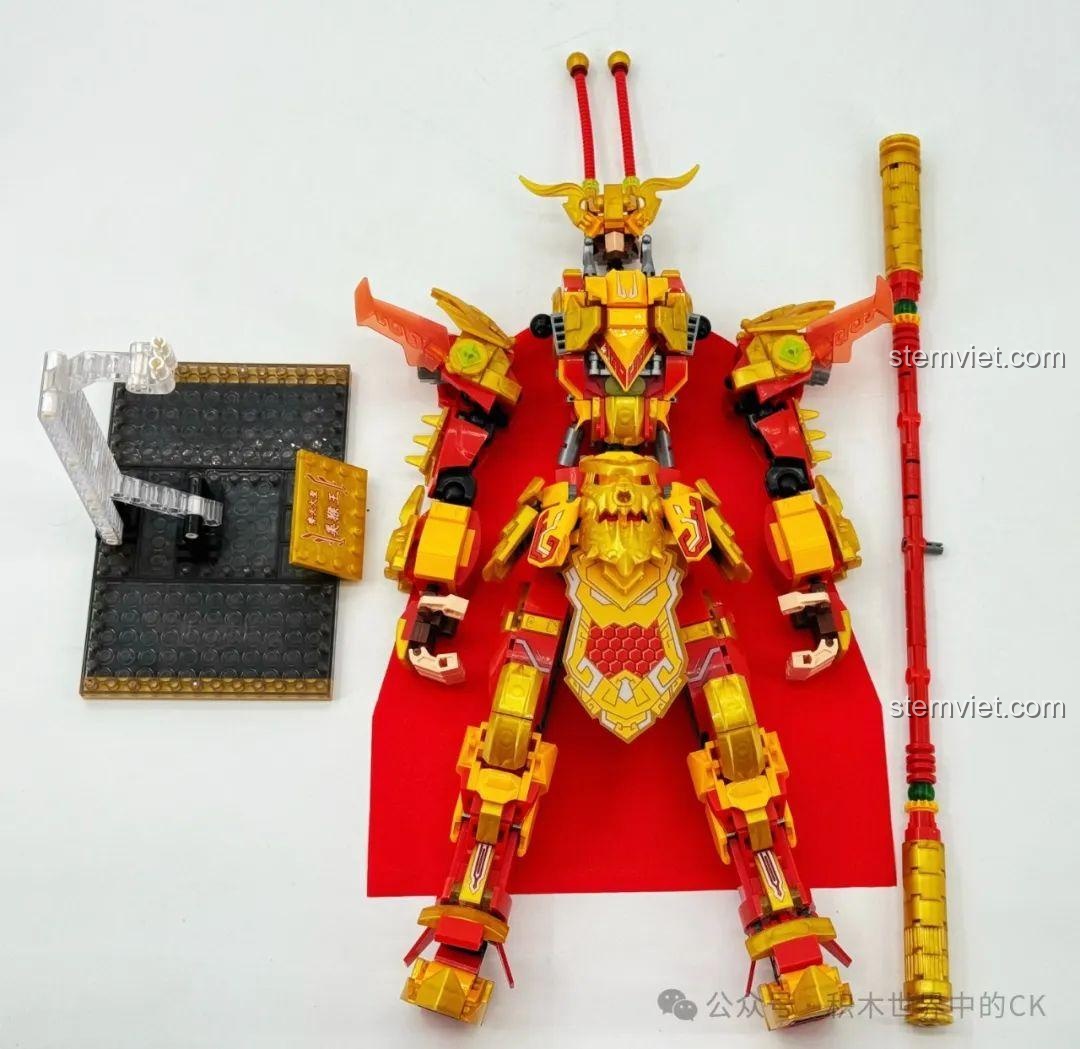 Mô hình Mỹ Hầu Vương Cơ Giáp Tề Thiên Đại Thánh ZHEGAO GZ2027 gần hoàn thiện. Review ZHEGAO 2027 Tề Thiên Đại Thánh Cơ Giáp.