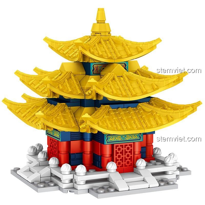 Chi tiết bộ xếp hình Giác Lâu ZHEGAO QL0974, món quà ý nghĩa cho bé.
