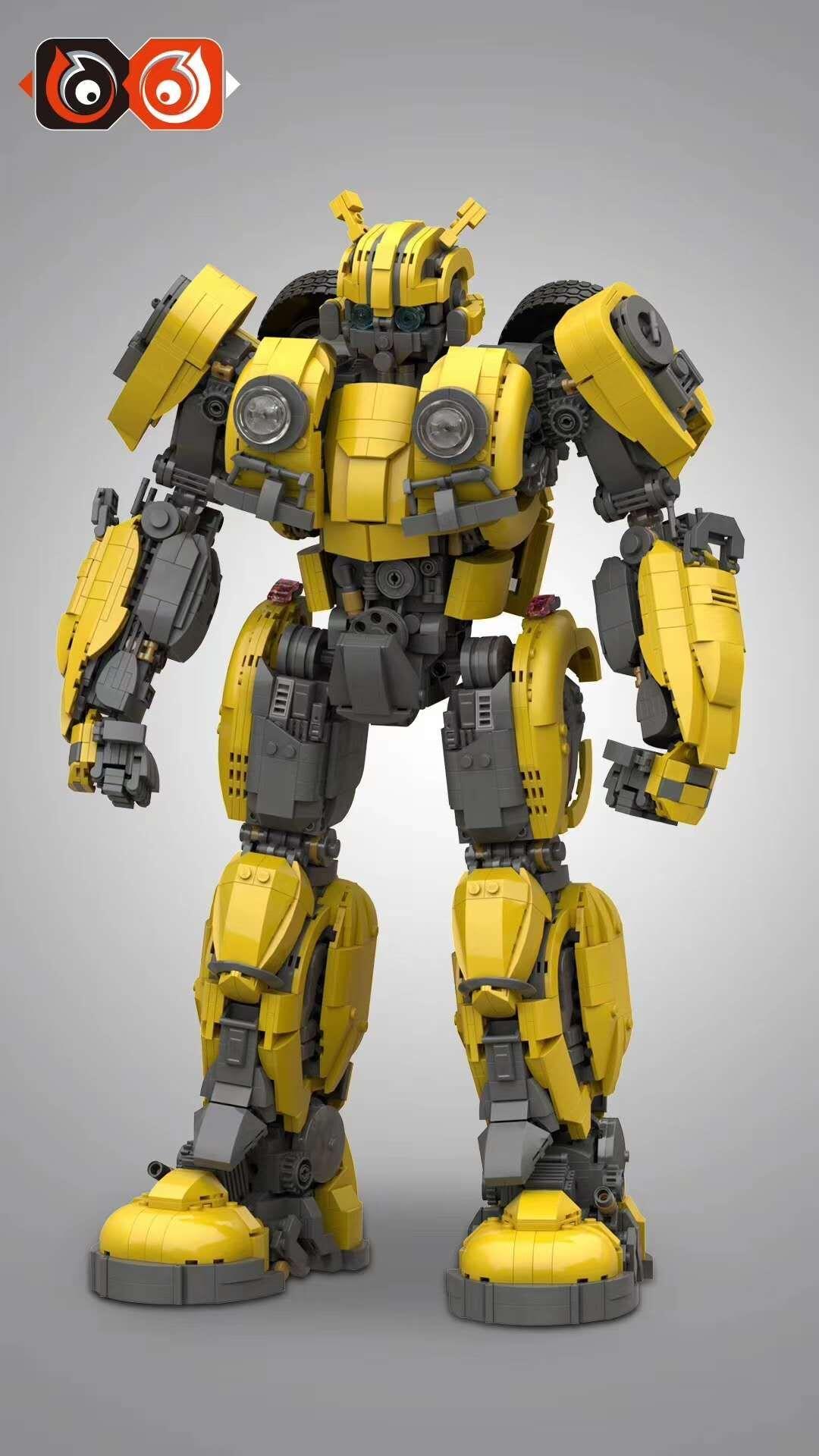 Bộ lắp ghép Bumblebee 66 Blocks 663, mô hình Robot Bumblebee khổng lồ, đồ chơi lắp ráp cho con trai 12 tuổi, chất lượng cao, giá tốt.
