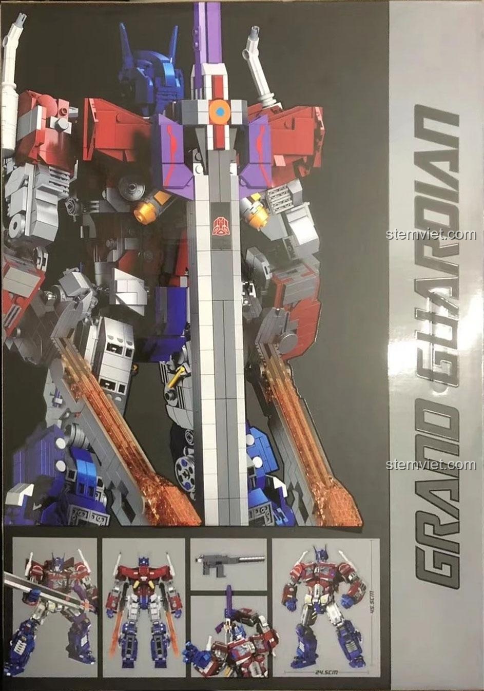 Robot Optimus Mars lắp ghép 66积木 772