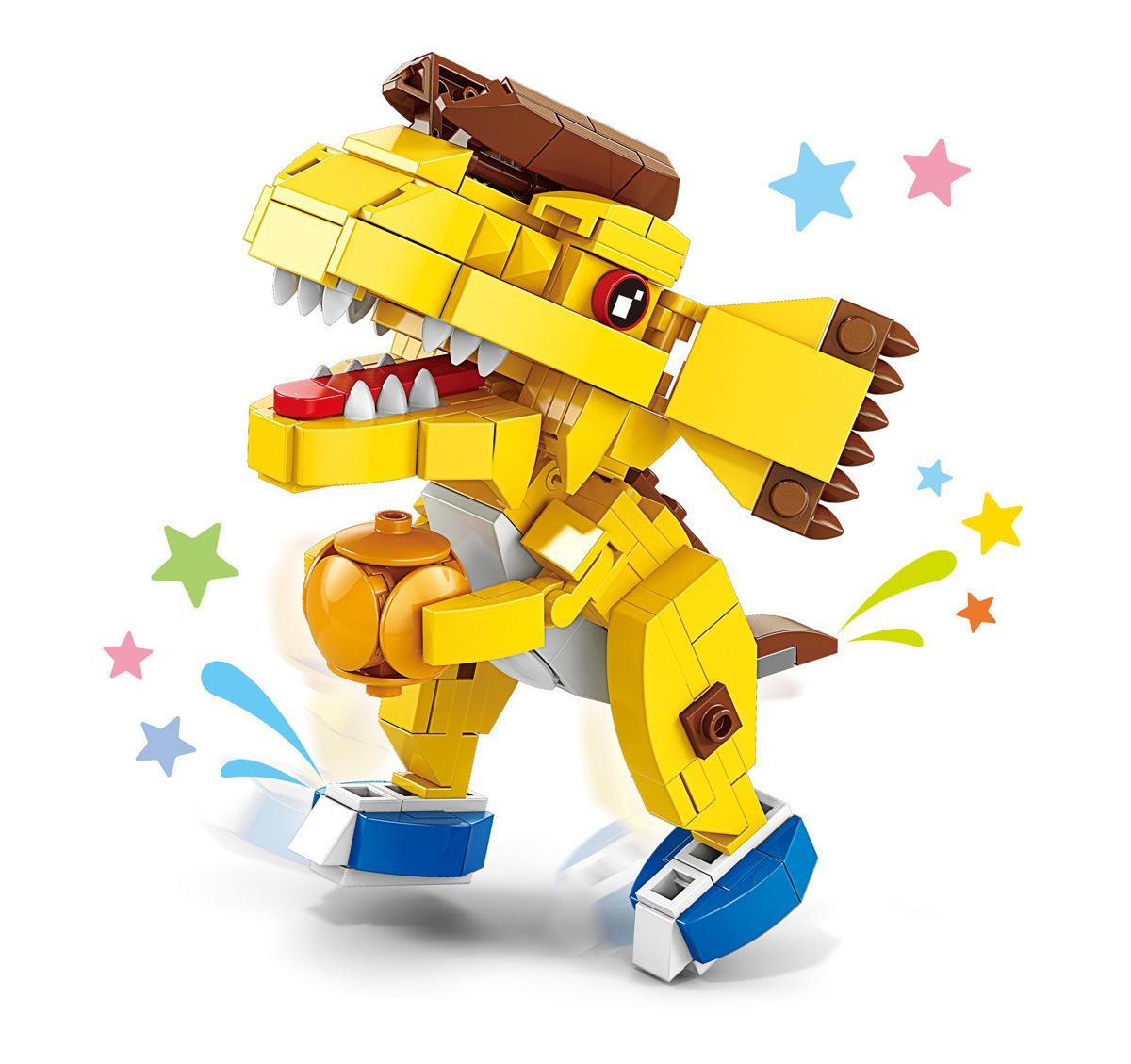 AchKo 20033 Khủng long bóng rổ Slam Dunk bộ lắp ghép, đồ chơi lắp ráp mô hình khủng long chơi bóng rổ cho bé trai 6 tuổi giá tốt