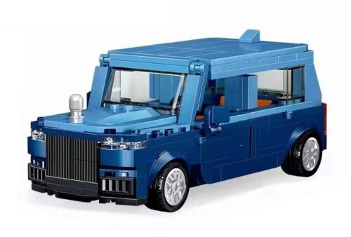 Xe SUV COME ALIVE màu xanh dương, bộ lắp ghép AchKo 50033, 306 mảnh, phù hợp cho bé trai 6 tuổi, giá tốt