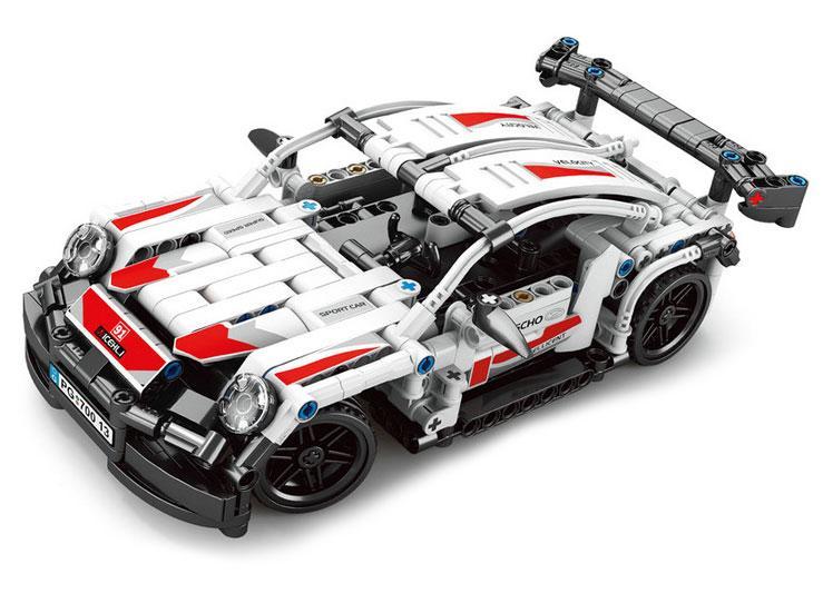 Bộ lắp ráp siêu xe đua Porsche 911 GT3 RS AchKo 70013, đồ chơi mô hình điều khiển từ xa cho bé trai 6 tuổi.