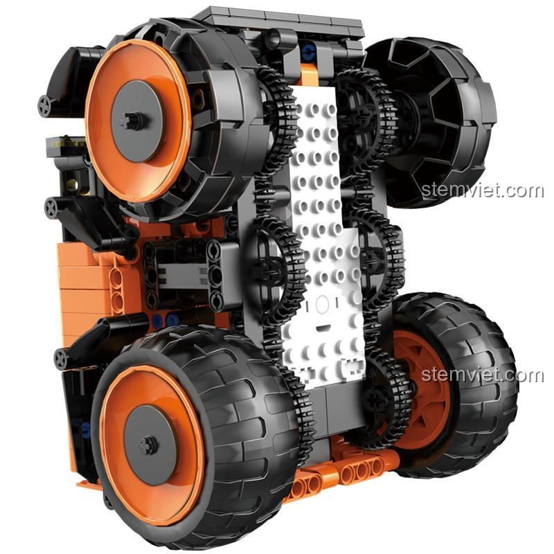 đồ chơi mô hình Alpha Egg HK182100, xe cơ giáp lập trình X 398 mảnh, phát triển tư duy STEM cho bé trai