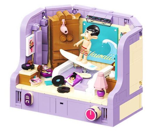 Bộ lắp ghép Phòng ngủ của Mr. Bean AREA-X AB0037, mô hình tái hiện khoảnh khắc hài hước cho thanh niên 14 tuổi, giá tốt.