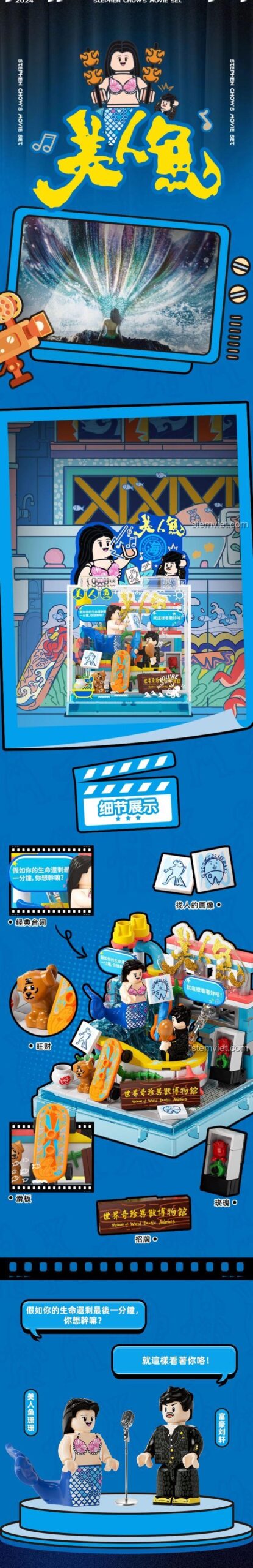 Chi tiết sa bàn lắp ráp Hộp phim trường Mỹ Nhân Ngư 0063