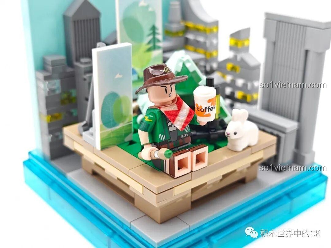 Mô hình hoàn thiện AREA-X AX0081 Cảnh Cắm trại Mini 0081, ảnh review, đáng tiền.