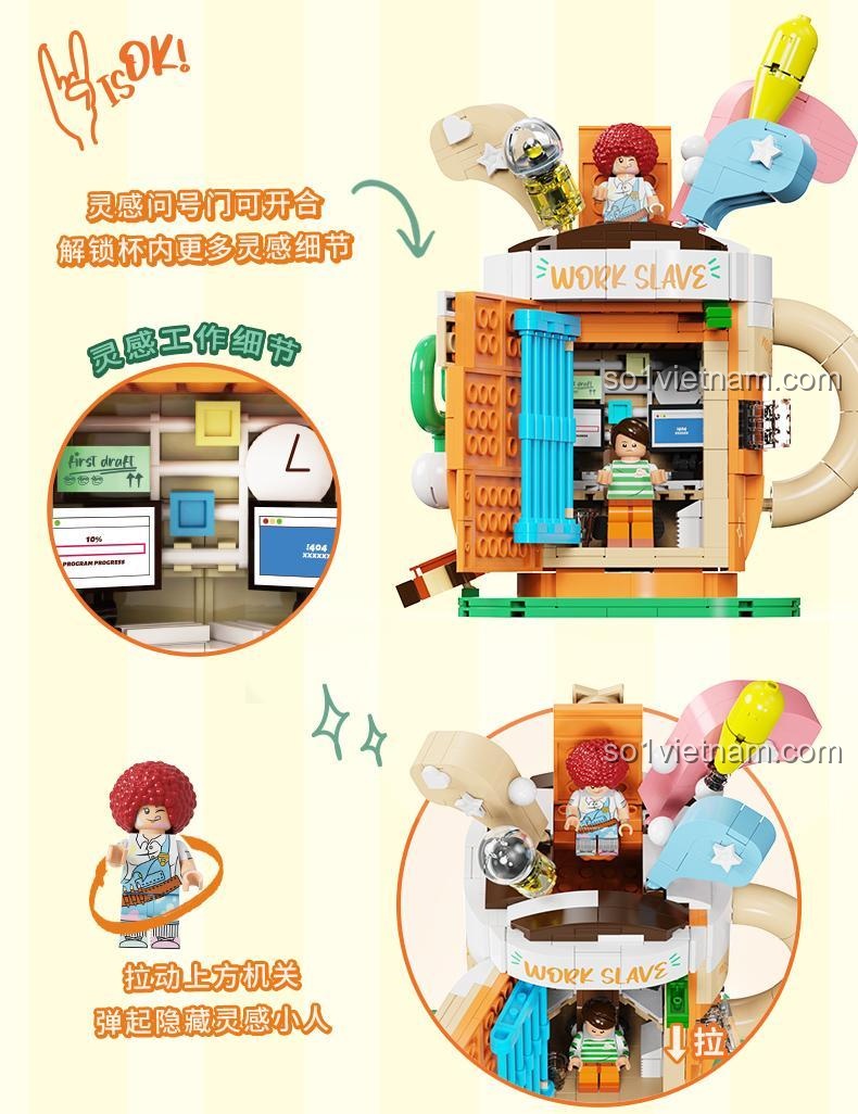 Mô hình cửa hàng cà phê AREA-X AX0300