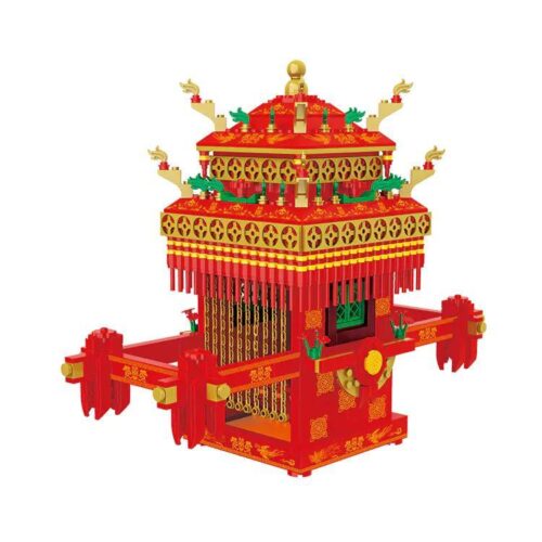 BALODY 20034 Hoa Tiên Rước Dâu bộ đồ chơi lắp ghép màu đỏ vàng