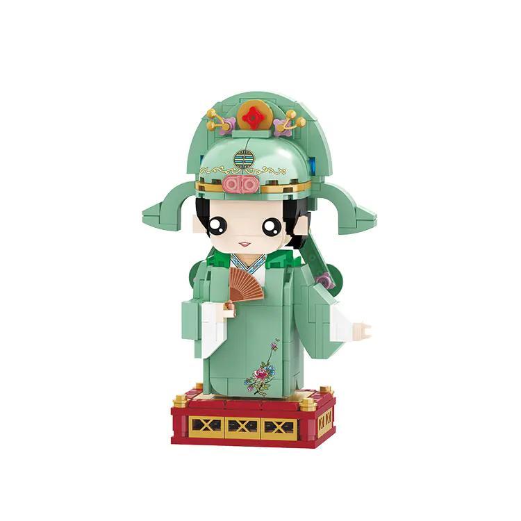 BALODY 20050 Giai Nhân Kinh Kịch bộ lắp ghép mô hình nhân vật truyền thống Trung Hoa