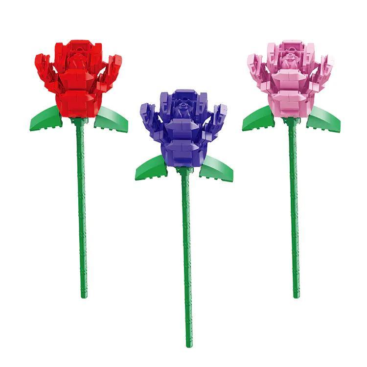 BALODY 20080 Bộ đồ chơi Hoa hồng đỏ 172 mảnh ghép