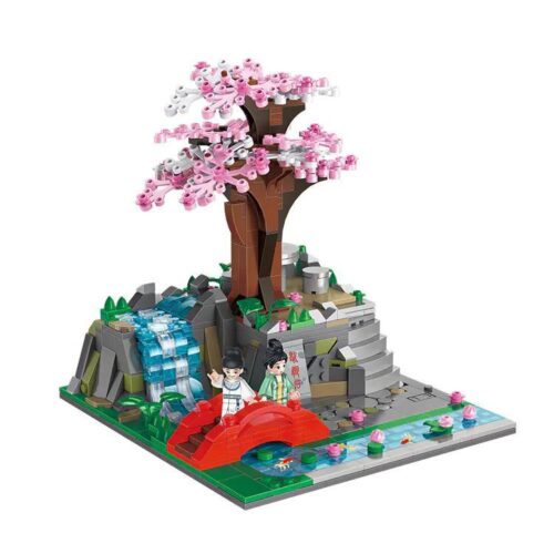 BALODY 21010: Bộ đồ chơi Cảnh quan Đường phố Trường An với 634 mảnh ghép, mô hình kiến trúc cổ, phù hợp cho bé trai 14 tuổi, giá tốt