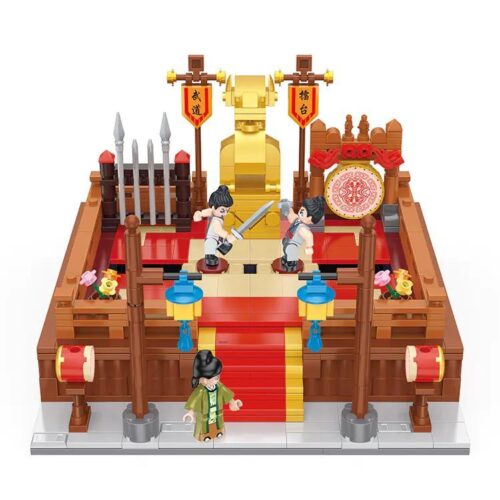 BALODY 21019 Đấu Trường Võ Thuật Bạch Hổ Phường bộ đồ chơi tái hiện cảnh đấu võ 772 chi tiết cho bé trai 14 tuổi