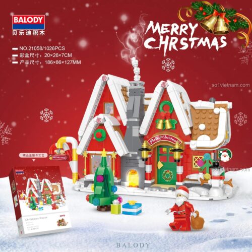 Hộp đựng Ngôi nhà Bánh Gừng BALODY 21058