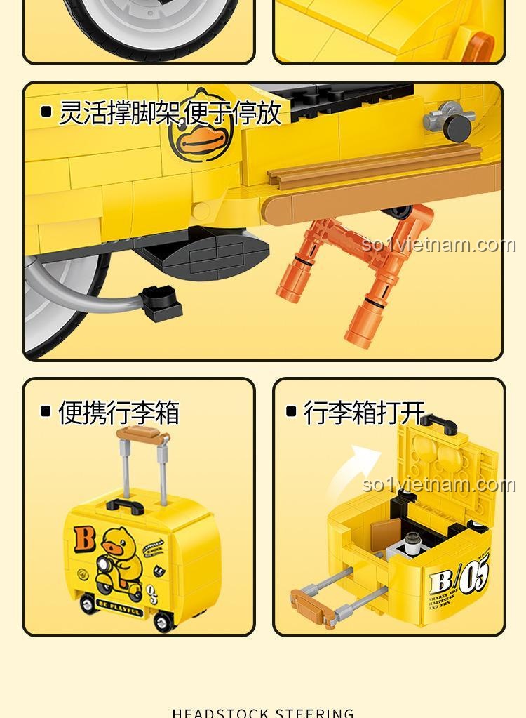 Độ bền của mô hình xe máy B.Duck BALODY 21060