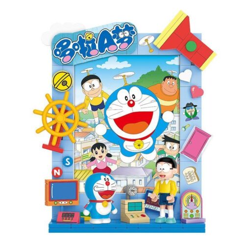 Bộ lắp ghép Khung ảnh Doraemon BALODY 21261, đồ chơi mô hình Khung ảnh bảo bối Doraemon, giúp bé trai và bé gái 6 tuổi phát triển tư duy sáng tạo, giá tốt.