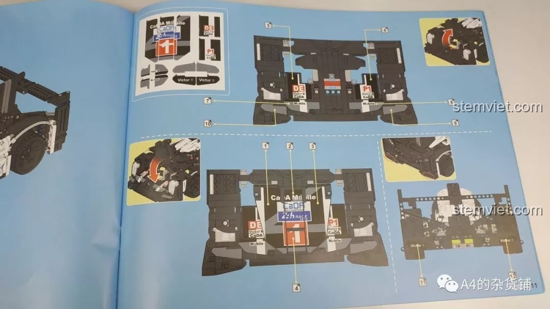 Bảng danh sách tất cả các mã chi tiết (parts list) có trong bộ lắp ráp CaDA C61016.