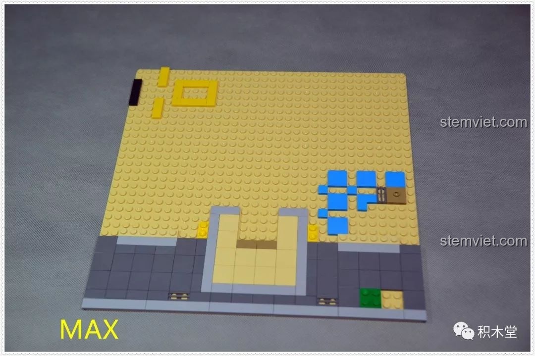 Quá trình bắt đầu lắp ráp tầng 1 của bộ lắp ghép Zhe Gao QL0922 Trung tâm thương mại Châu Âu.