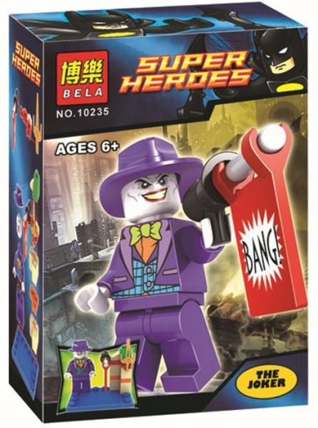 Bộ đồ chơi lắp ghép BELA 10235 Minifigure Joker Super Heroes cho bé trai 6 tuổi, chất lượng cao, giá tốt, giúp phát triển tư duy sáng tạo.