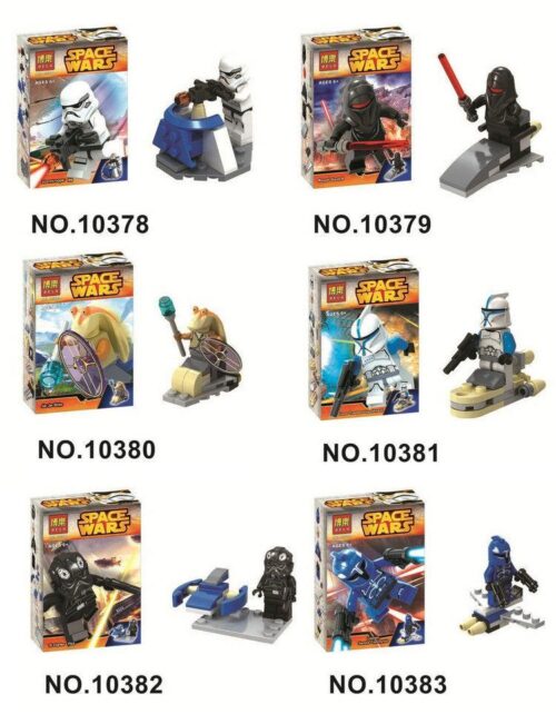 Bộ lắp ghép Minifigure Gungan BELA 10380 Star Wars cho bé trai 6 tuổi, đồ chơi mô hình chất lượng cao giá tốt