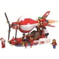 Mô hình lắp ghép Phi thuyền Giáng Sinh Bela 11084, món quà Noel độc đáo cho bé trai và bé gái 6 tuổi, giá rẻ.